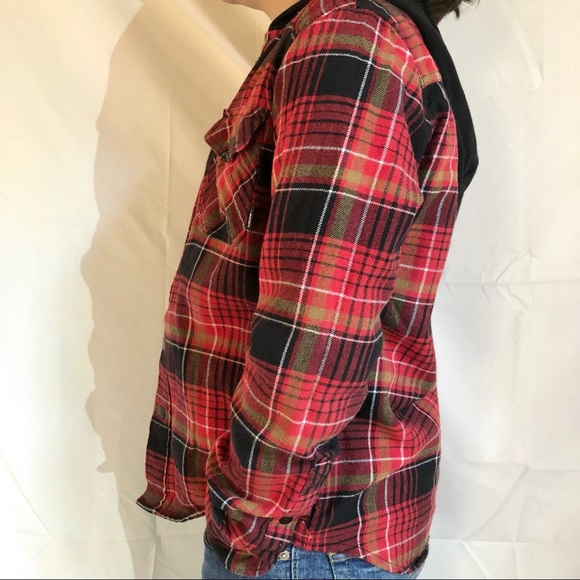 📌SOLD Kids Vans Red Flannel Shirt - Picture 12 of 13